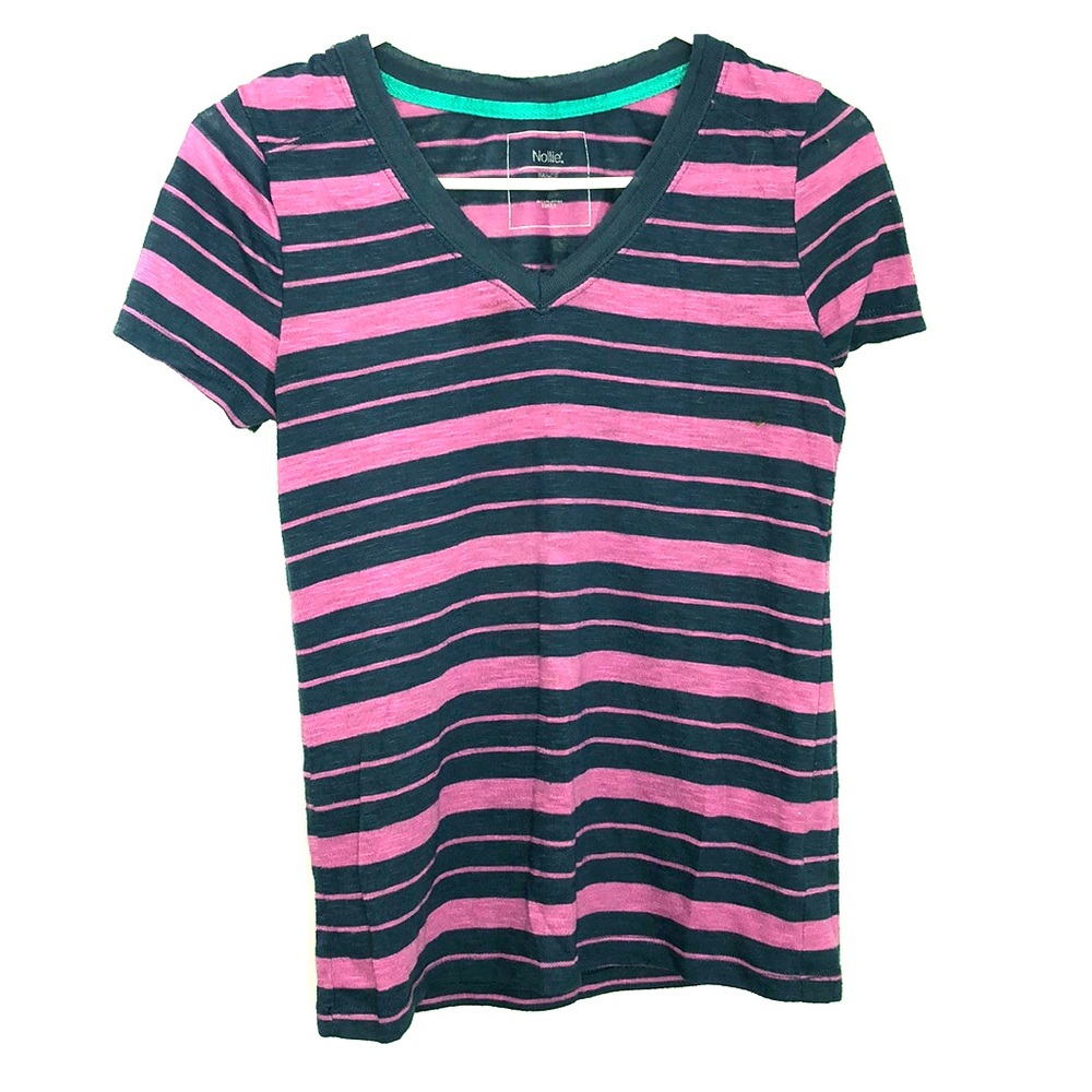 ⭐️Nollie - Navy Blue & Purple V-Neck - Small
